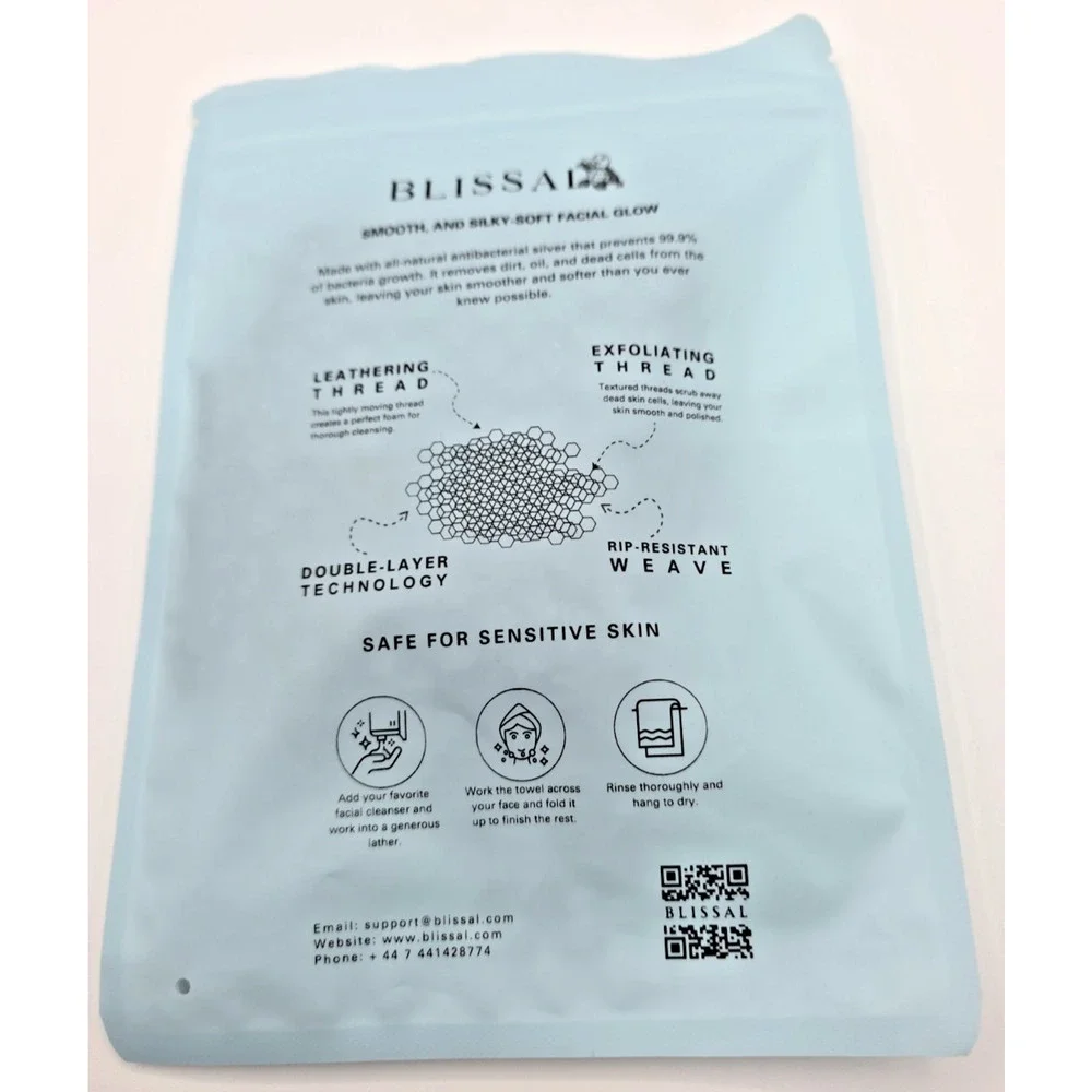 Blissal Exfoliating Antibacterial Face Towel